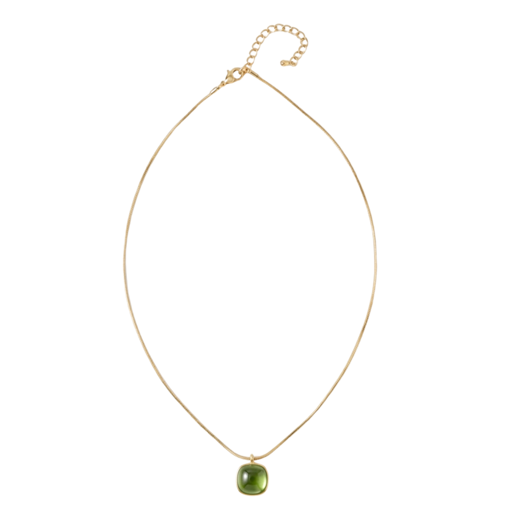 Drop of Moss Necklace
