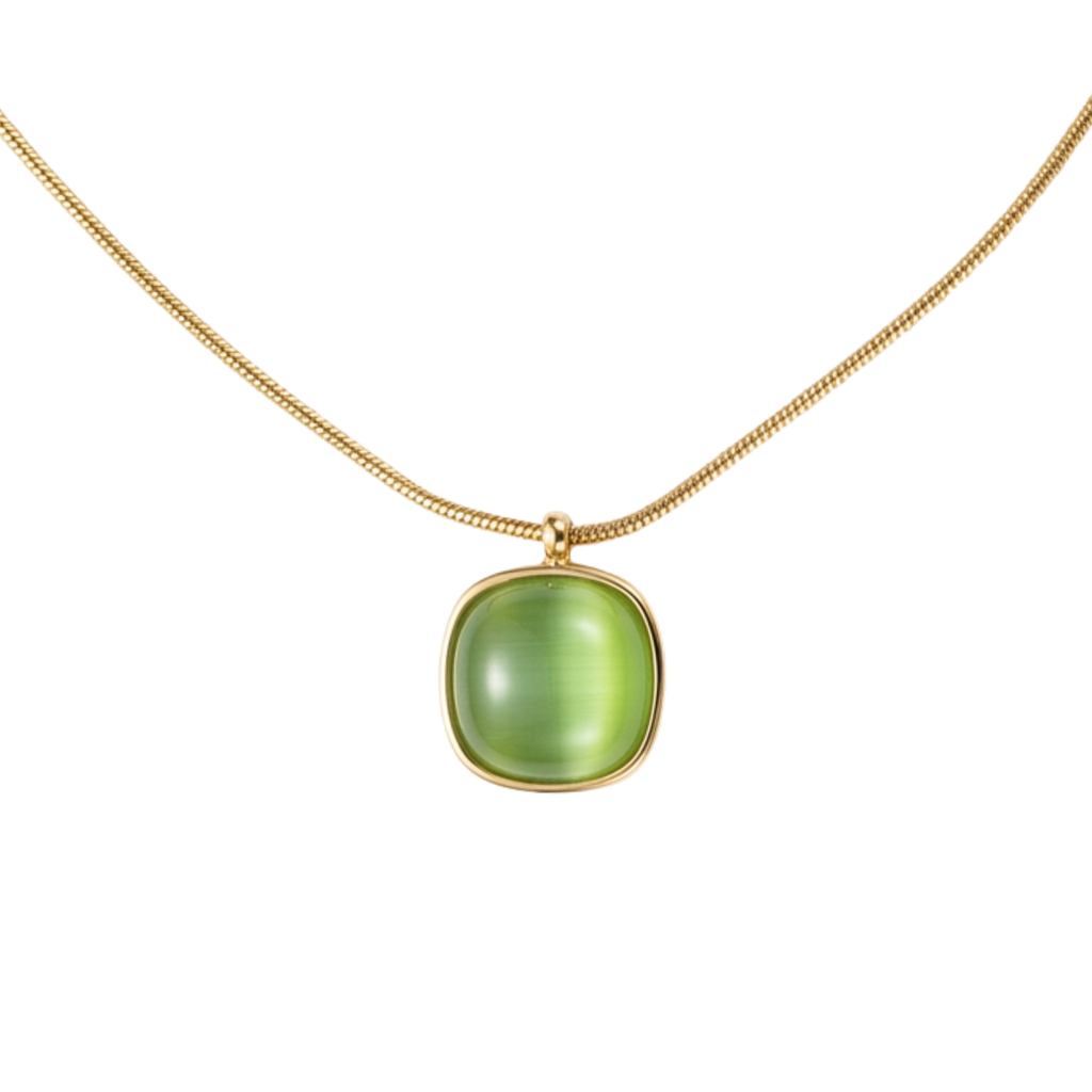 Drop of Moss Necklace