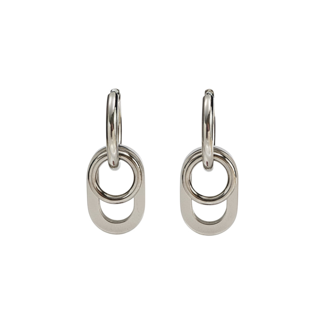 Double Link Earrings