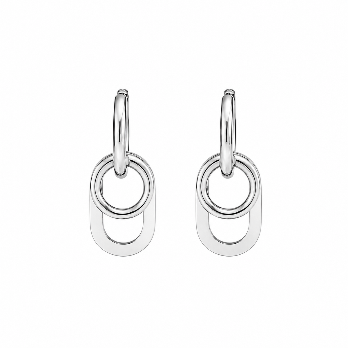Double Link Earrings